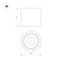 Потолочный светодиодный светильник Arlight SP-Dice-R77-10W Warm3000 046626
