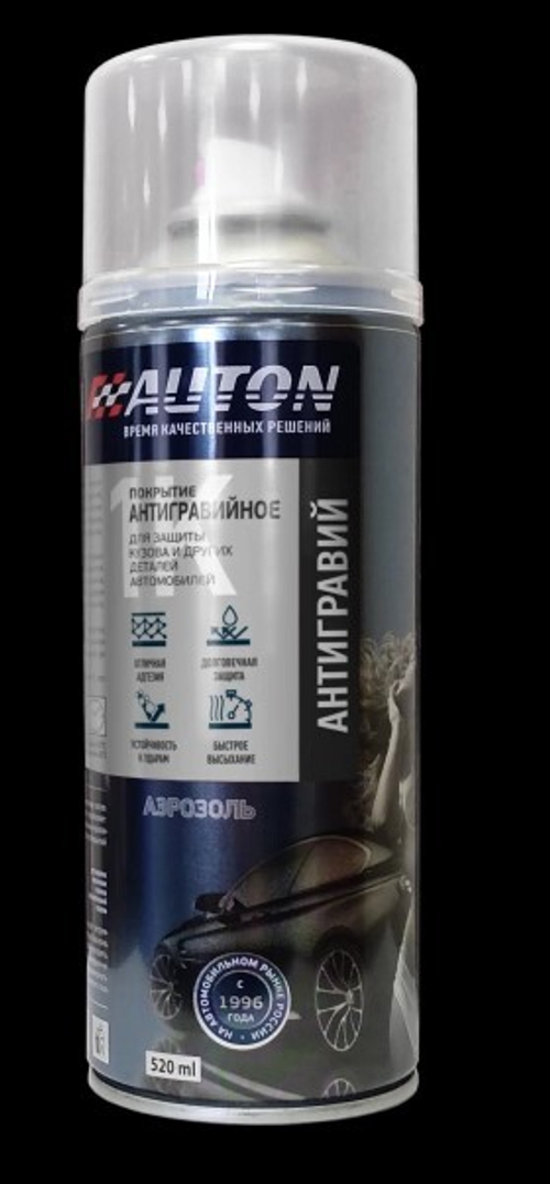 Антигравий 500 мл Черный (аэрозоль) (AUTON)