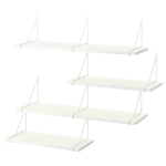 Полка настенная - BERGSHULT/PERSHULT IKEA/БЕРГСХУЛЬТ/ ПЕРСХУЛЬТ ИКЕА, 31х32х1 см, белый