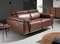 Двухместный диван с реклайнером Angel Cerda 5319-2P, коричневая кожа