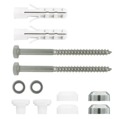 Крепление для унитаза основание 20-40 мм с нержавеющим шурупом Европартнер (2 шт.)