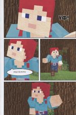 Комикс В поисках золотого яблока. Приключения в Minecraft. Том 1