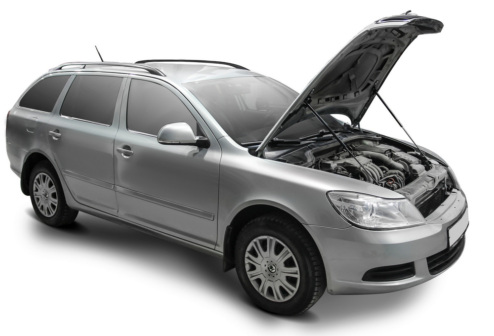 Упоры капота АвтоУпор для Skoda Octavia A5 2004-2013, 2 шт., USKOA5011