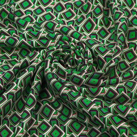 Ткань Штапель 90 г/м² 100% вискоза шир.145 см  цв.01 зеленый