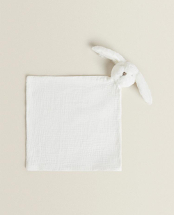ZARA HOME МЯГКАЯ ИГРУШКА-ПЕРЧАТКА «КРОЛИК», БЕЛЫЙ