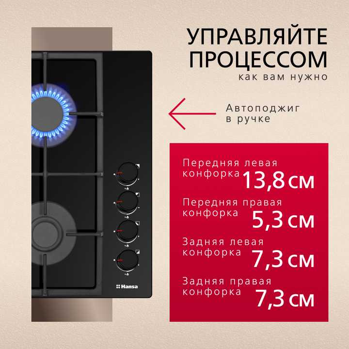 Газовая варочная поверхность Hansa BHKS661830