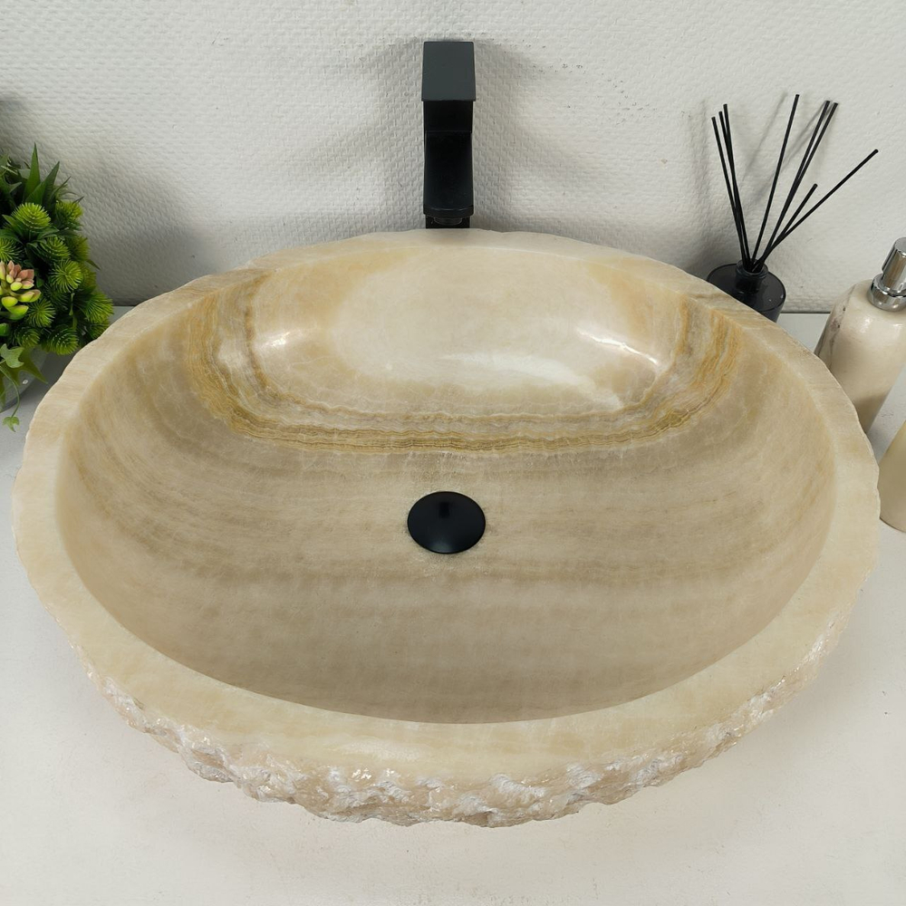 Раковина из оникса Erozy White EO-64378 62*52*15 0215