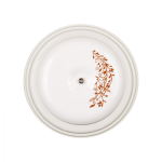 Распределительная коробка 78 мм, керамика, цвет белый, декор D106/2 (4 кабельных ввода в комплекте) B1-521-01-D106/2-K