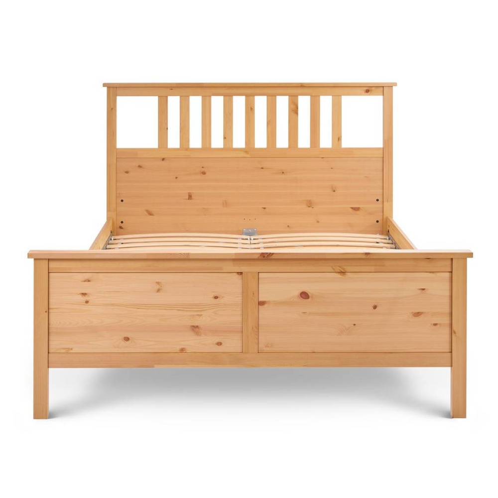 Двуспальная кровать, КЫМОР (HEMNES), 160х200 см, светло-коричневый