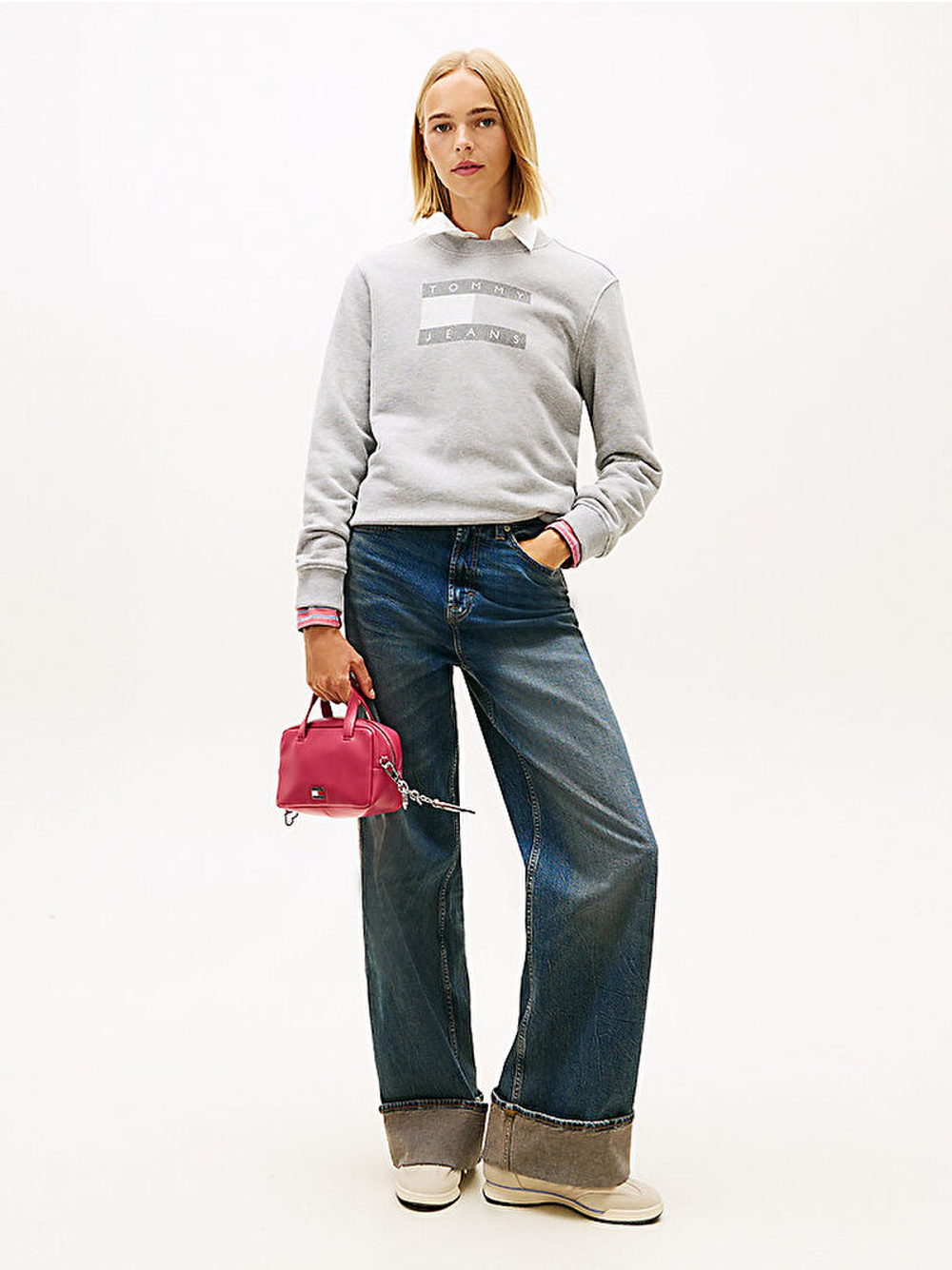 Толстовка женская TOMMY JEANS TJW REG TJ FLAG CREW