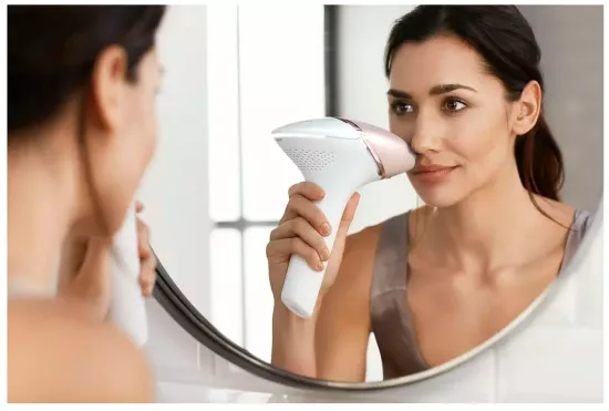 Фотоэпилятор Philips BRI950 Lumea Prestige, белый/розовый