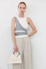 РЕМЕНЬ-ПОРТУПЕЯ SILVER GREY