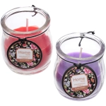 Свеча «Russian Style» 5*5,5см в подсвечнике с крышкой, в коробке, микс 6 цветов HK1004-6