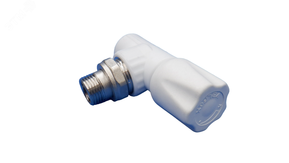 Вентиль для радиатора угловой VALFEX PP-R 25 х3/4" белый 1шт 1014725034