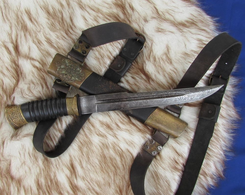 Реплика шашка солдатская Драгунская кованая, образца 1881 года