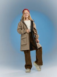 Парка Softshell "Кокос" удлиненная 7+