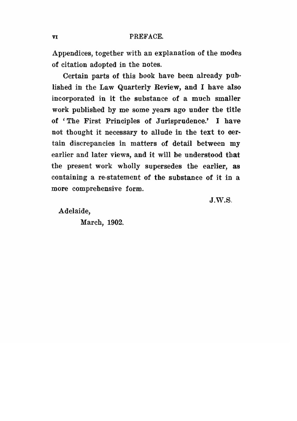 Jurisprudence or the theory of the law | John William Salmond