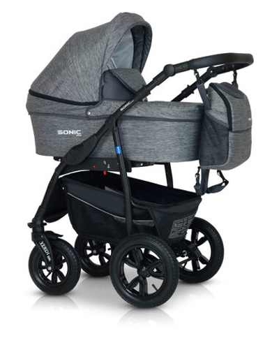 Детская коляска Verdi Sonic Plus 3 в 1 (Темно-серый)