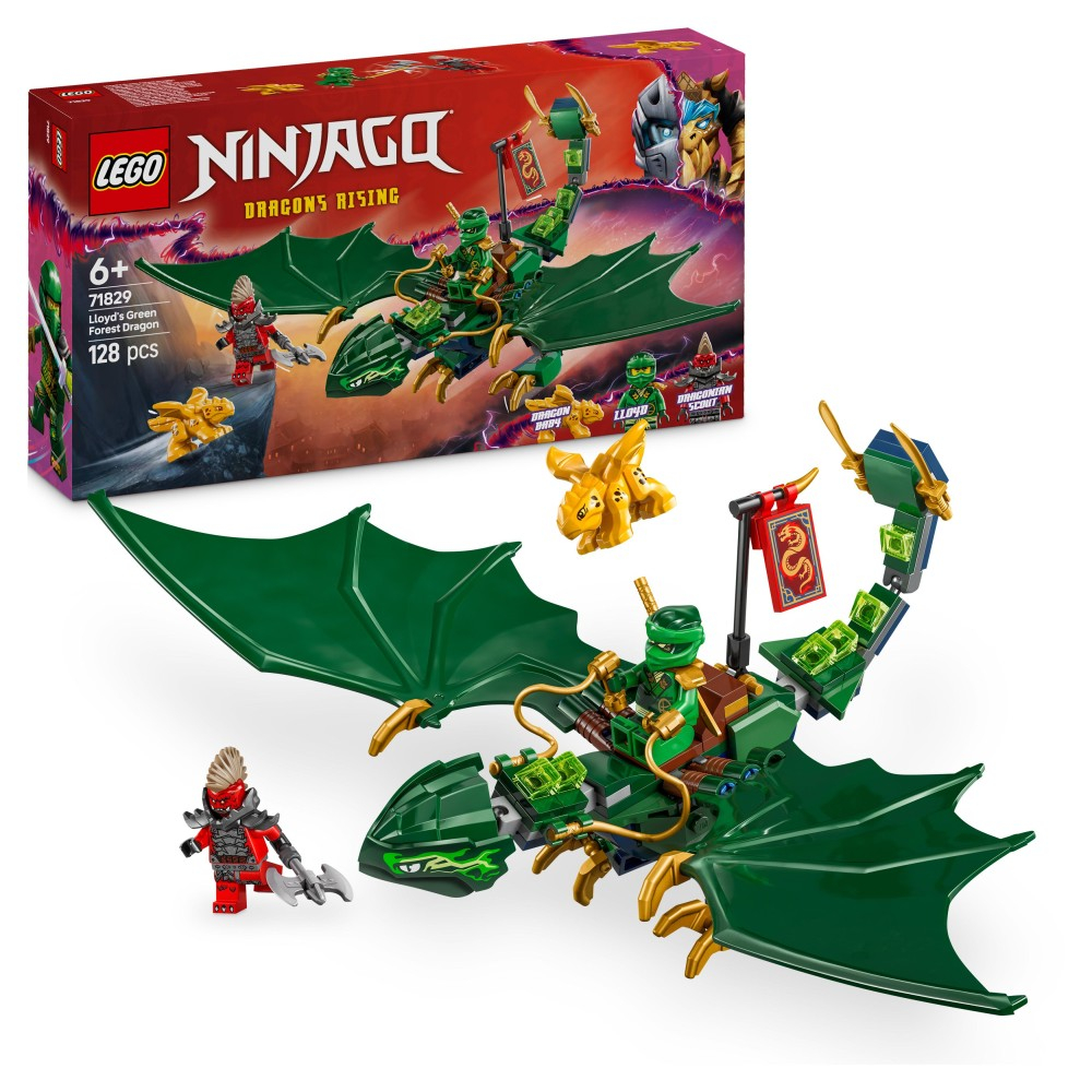 Конструктор LEGO Ninjago 71829 Зелёный лесной дракон Ллойда — фото 1