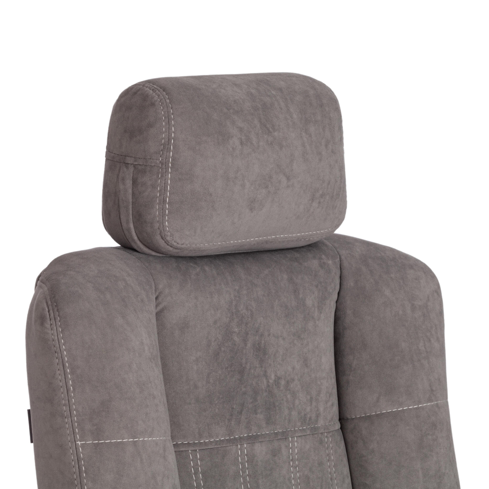 Кресло OXFORD хром флок , серый, 29