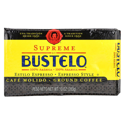 Café Bustelo, Supreme by Bustelo, молотый кофе в стиле эспрессо, 283 г (10 унций)