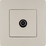 Розетка TV (телевизионная) "звезда" - слоновая кость ETIKA Legrand