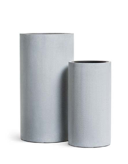 Кашпо TREEZ Effectory - серия Beton - Высокий цилиндр