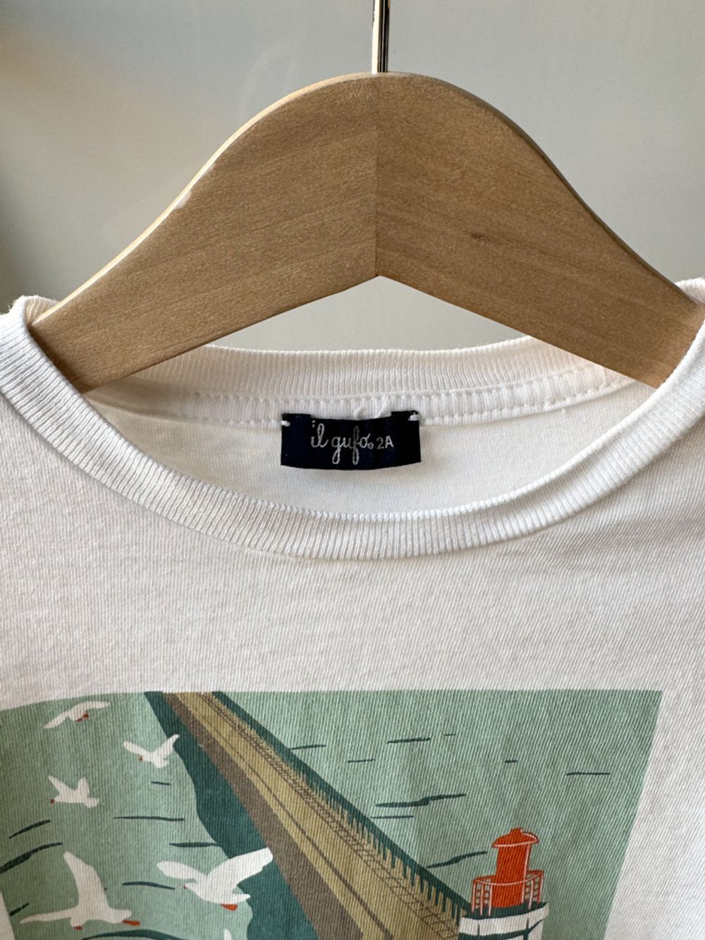 Хлопковая футболка Il Gufo, 98