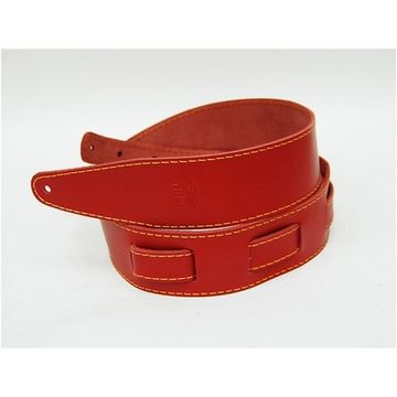 Ремень для гитары, кожаный, красный, Fidel FL111057LP Premier