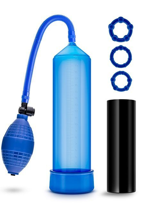 Набор для мужчин Blush Novelties Go Big – помпа 20 см, 5 предметов