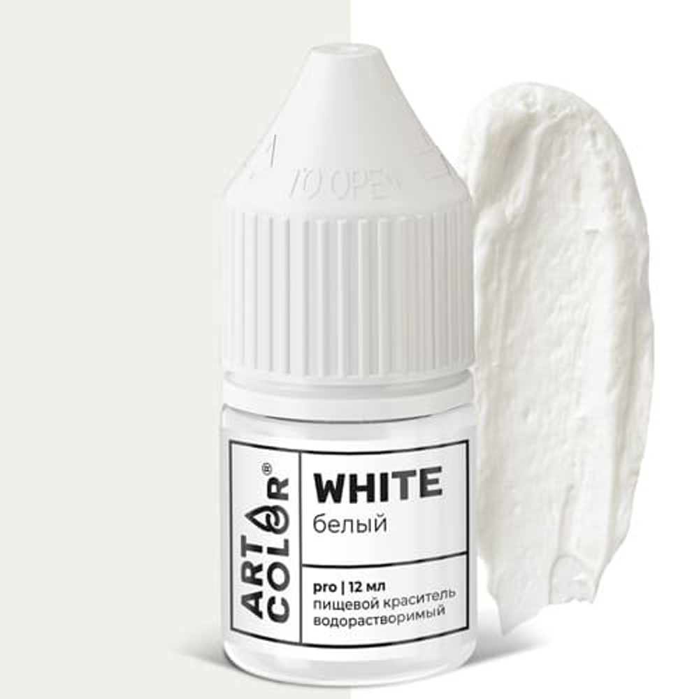 Краситель гелевый Белый (Art Color) 12 мл