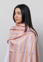 Шелковый палантин ARGYMAQ 68*180