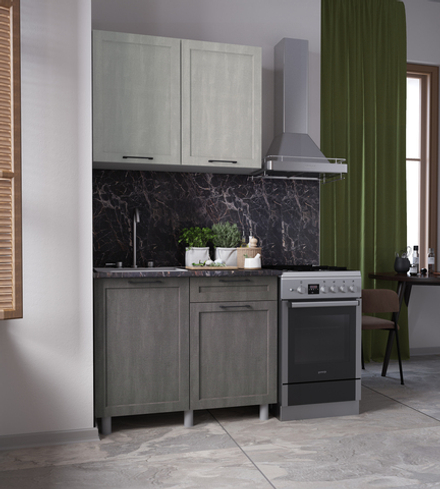 Кухня КАЛЬЯРИ готовое решение 1м