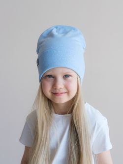 Шапка трикотажная РИО(Голубой мел)
