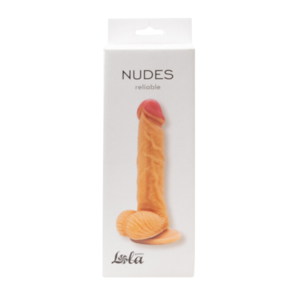 Реалистичный фаллос с присоской Nudes Reliable (14 см)