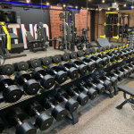 Гантельный ряд силовой (шаг 2,5 кг, 5 пар) PROFI-FIT 27,5-37,5 кг