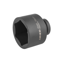 Головка ударная 1"DR 6-гр. 70 мм Cr-Mo, на холдере ARNEZI R0500070
