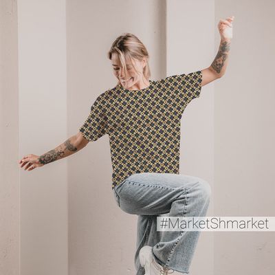 Футболка женская оверсайз с принтом 