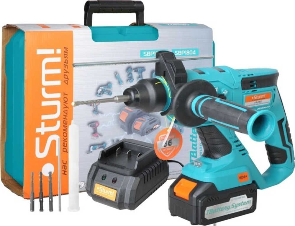 Перфоратор аккумуляторный Sturm CRH1822