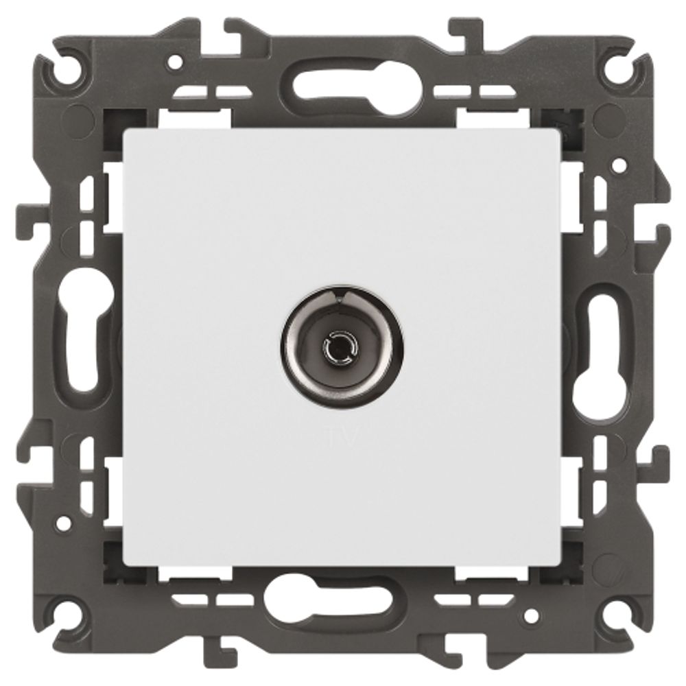 Розетка ЭРА Elegance 14-3101-01 TV одиночная IP20 белый