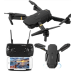 Квадрокоптер дрон FPV / WiFi на р/у с двойной 4K Ultra HD камерой "E58"
