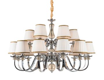 5360R/12+6 CHR (1) Люстра (NW)