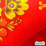 Надувная концертная сцена хохлома «Красный кокошник», 9×4,7×6 м