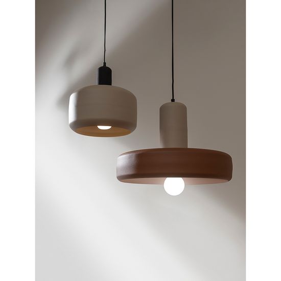 Светильник подвесной juko, D28х32 см, вишневый