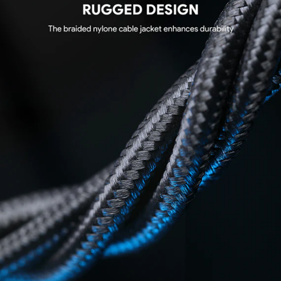 Кабель Aukey USB-C to USB-C 100 Вт 5А 1 м (СB-KCC101) черный