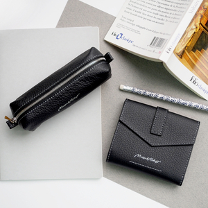 Ключница Coffre из кожи теленка, черного цвета