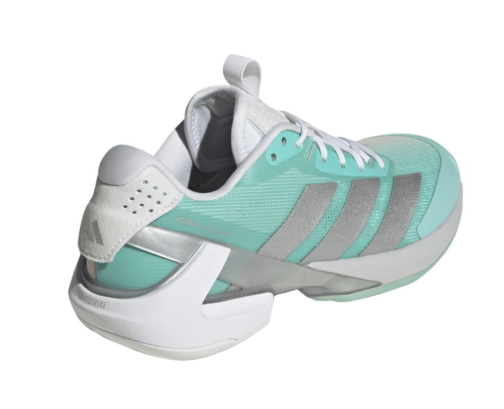 Женские Кроссовки теннисные Adidas Adizero Ubersonic 5 W - flash aqua/silver metallic/blush pink