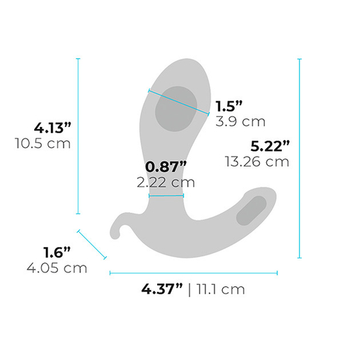 Черный анальный стимулятор с расширением и вибрацией b-Vibe Expand Plug BV-048-BLK