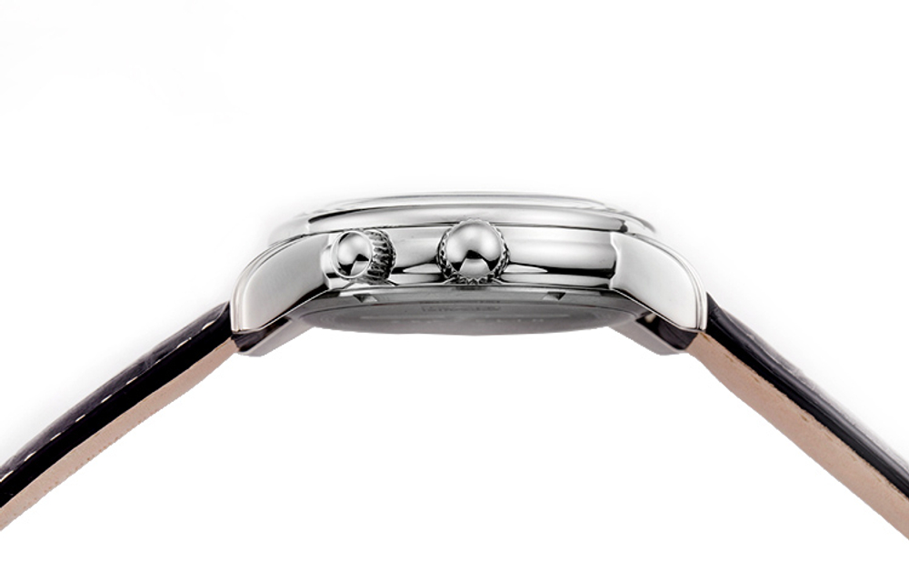 ZEPPELIN Piaget Collection Quartz Movement Men"s Watches Watch White Dial Stainless Steel Case Leather Strap