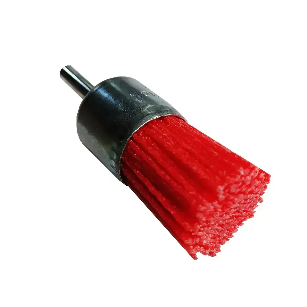 Кордщетка кистевая из абразивного нейлона, 25мм, "под дрель"